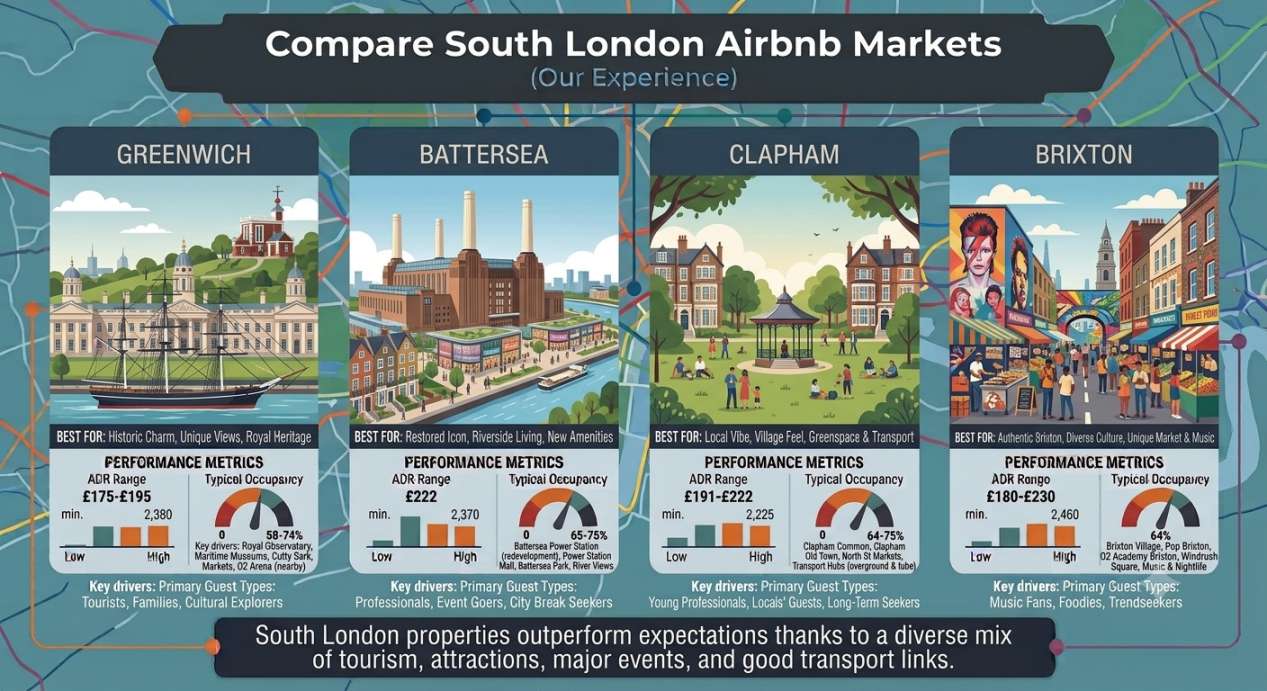 south london airbnb markets